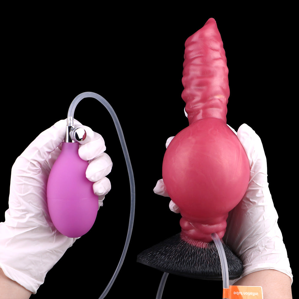 Fantasy Dildo Silicone – Creature Dong Inflatable & Squirt | SiliconeLust