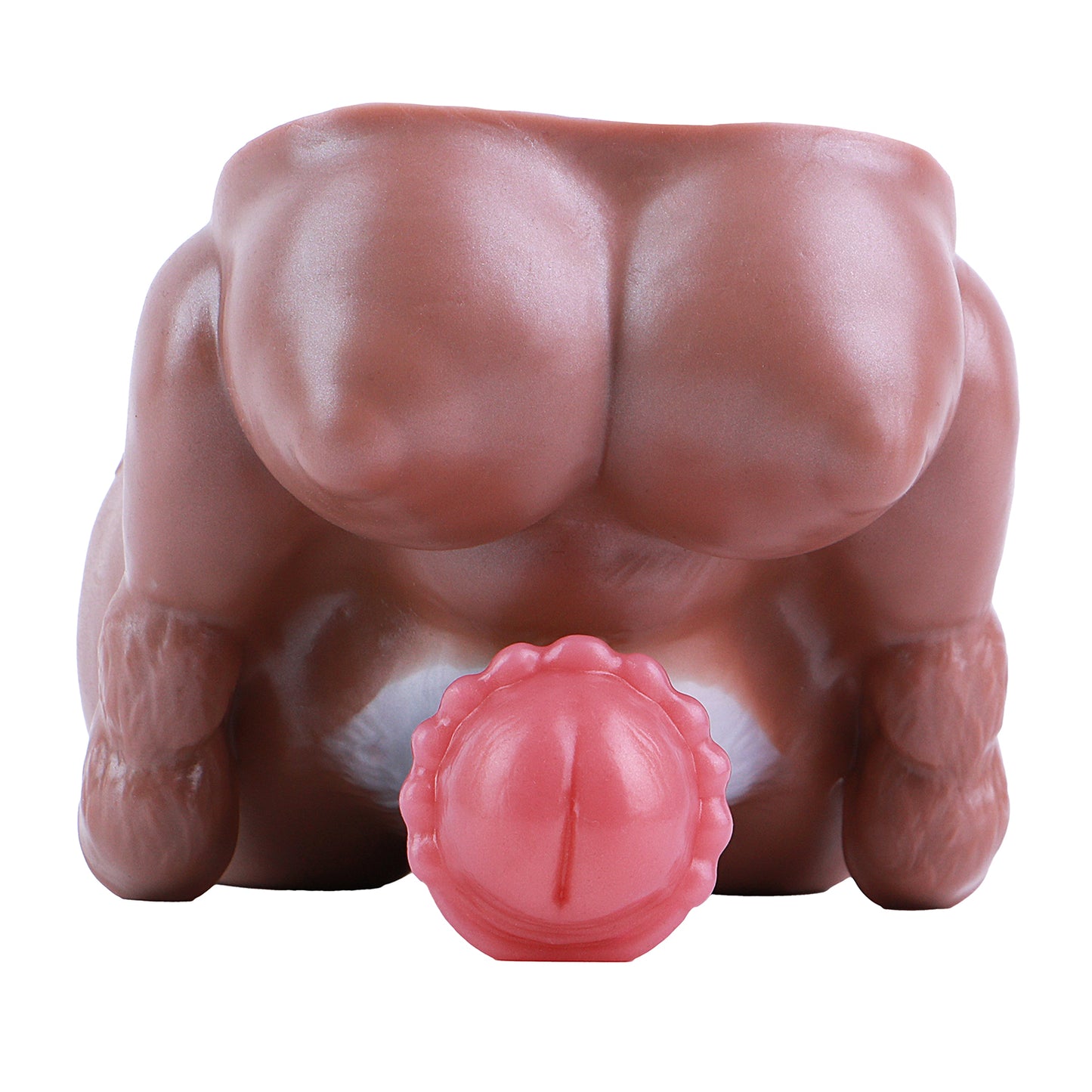 Zentaur Masturbator: Realistisches Futa-Sextoy (Braun) für Solo-Sex & Erotisches Vorspiel