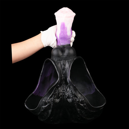 Smooth strap-on dildo - Silicone panty for shared exploration