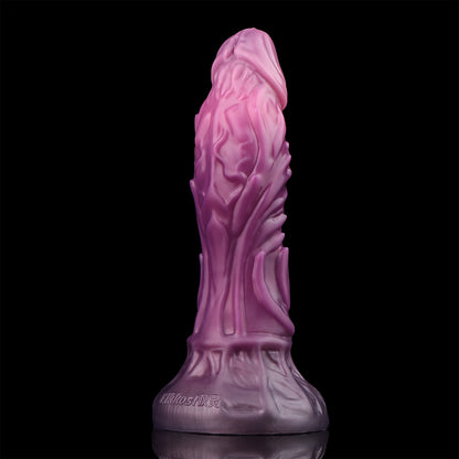 Fantasy Silicone Penis - Violett Fischgrät Armor Dildo | Squirting Saugnapf Platin-Silikon SilikonLust