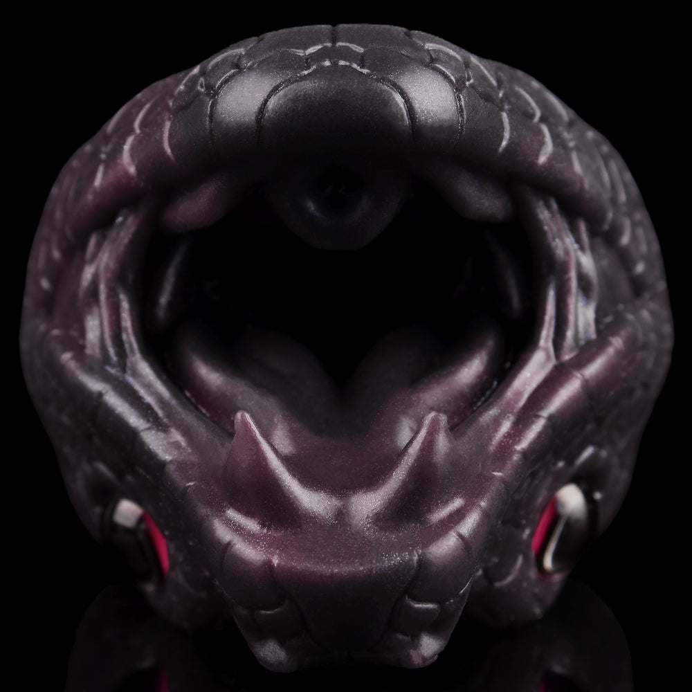 Python Schlangen Oral Sexpuppe – Fantasy Blowjob Pocket Pussy Fangzähne | Platin-Silikon Fetisch