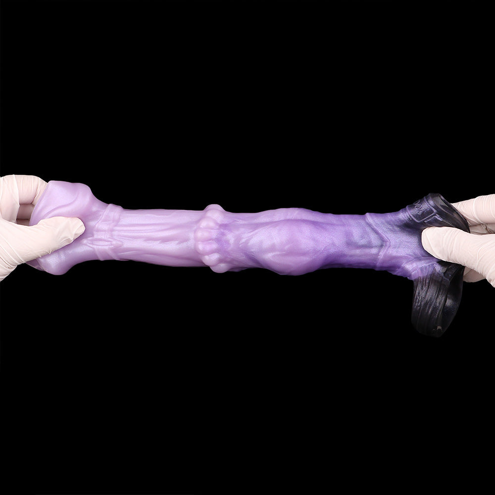 Cock Sleeve Alien Fetish – Tight Fit Spiral Tunnel | Platinum Silicone | SilikonLust