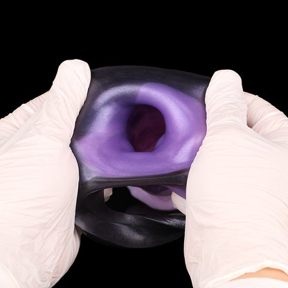 Cock Sleeve Alien Fetish – Tight Fit Spiral Tunnel | Platinum Silicone | SilikonLust