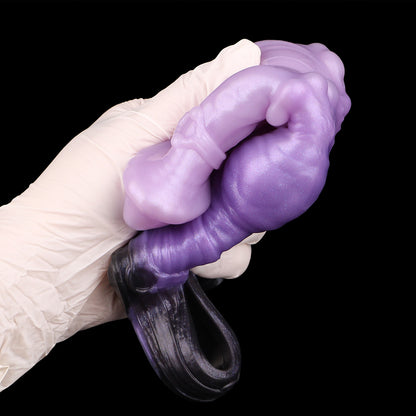 Cock Sleeve Alien Fetish – Tight Fit Spiral Tunnel | Platinum Silicone | SilikonLust