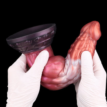 Mystischer Fantasy Dildo mit Saugnapf – Dual-Density Monster Toy für freihändige Sci-Fi Abenteuer & Rollenspiele