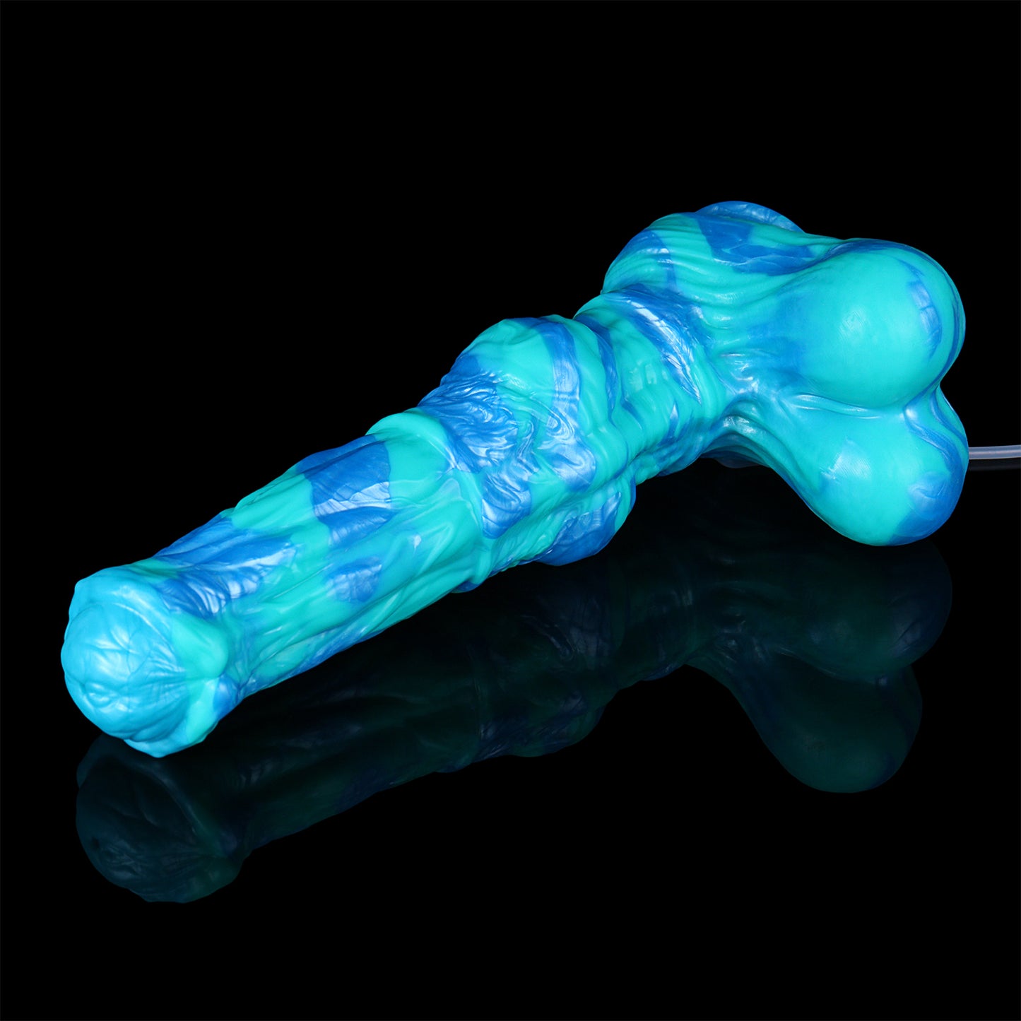 Erotisch Fantasy Dildo Eisblau – Squirting Edition | SilikonLust