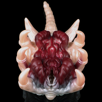 Facehugger Style Silicone Masturbator - Alien Creature Pocket Pussy Double Tooth Entrance Tentacle Grip