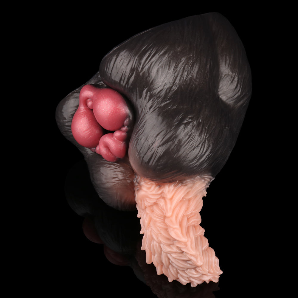 Fantasy Beast Masturbator - Pocket Pussy mit Fellstruktur | Stabilisierungsflügel Platin-Silikon SilikonLust