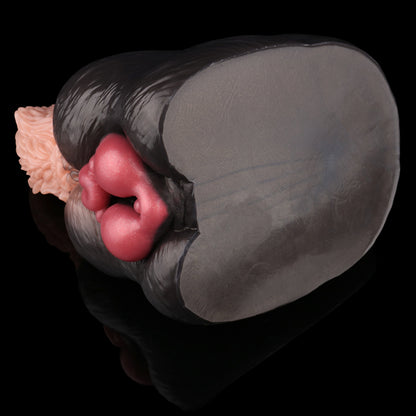 Fantasy Beast Masturbator - Pocket Pussy mit Fellstruktur | Stabilisierungsflügel Platin-Silikon SilikonLust