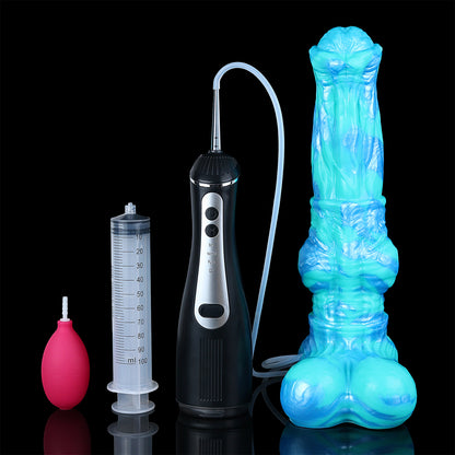 Erotisch Fantasy Dildo Eisblau – Squirting Edition | SilikonLust