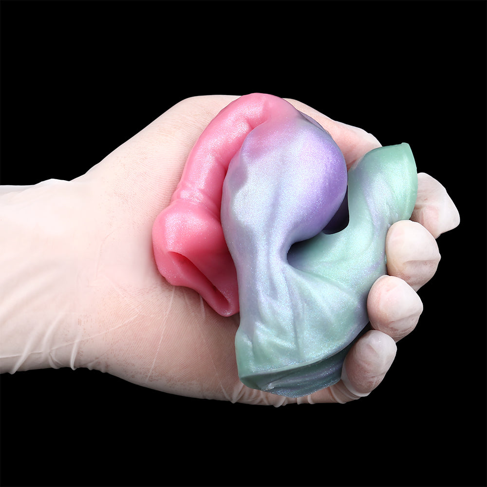 Fantasy Sleeve Extender Biomorphic – Three-Zone Structure & Mother-of-Pearl Cast | SilikonLust