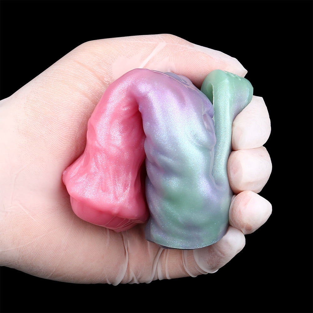 Alien Penis Sleeve Monster – Abyssal Sensory Organs, Asymmetrical Pressure & Pearlescent Gradient | Platinum Silicone | SilikonLust