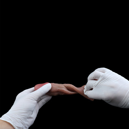 Realistischer hautfarbener Penis Sleeve mit Vibration – Natürliche Penisverlängerung & Penis Extender für intensivere Erlebnisse