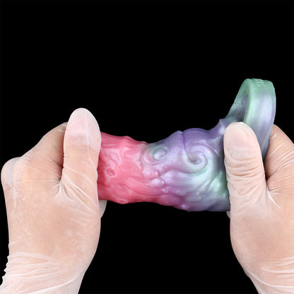 Alien Penis Sleeve Monster – Abyssal Sensory Organs, Asymmetrical Pressure & Pearlescent Gradient | Platinum Silicone | SilikonLust