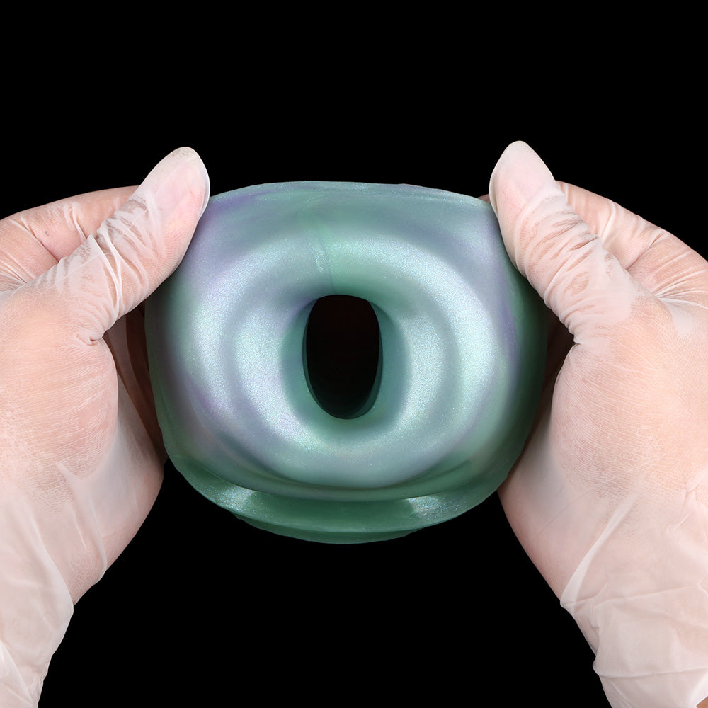 Silicone Fantasy Penis Sleeve Alien Biomorph – Closed-End & Vacuum Effect | SiliconeLust