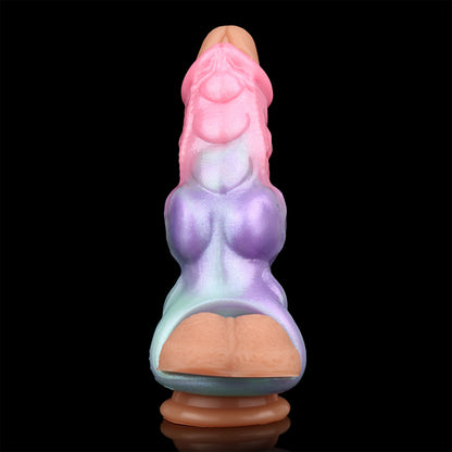 Fantasy Sleeve Extender Biomorphic – Three-Zone Structure & Mother-of-Pearl Cast | SilikonLust