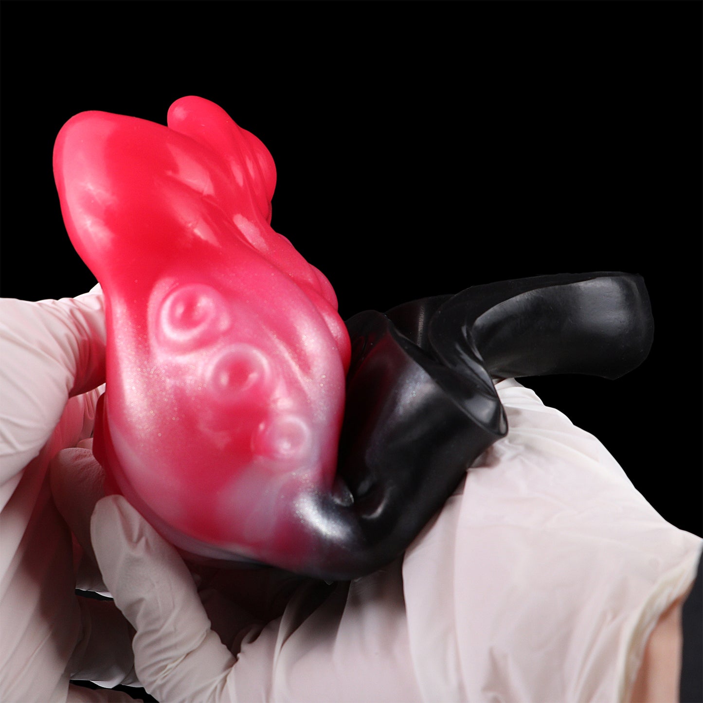 Entfesselter Flammen-Penis Sleeve aus Silikon – Cock Sleeve Extender mit Tentakel-Textur für intensive sensorische Eskalation