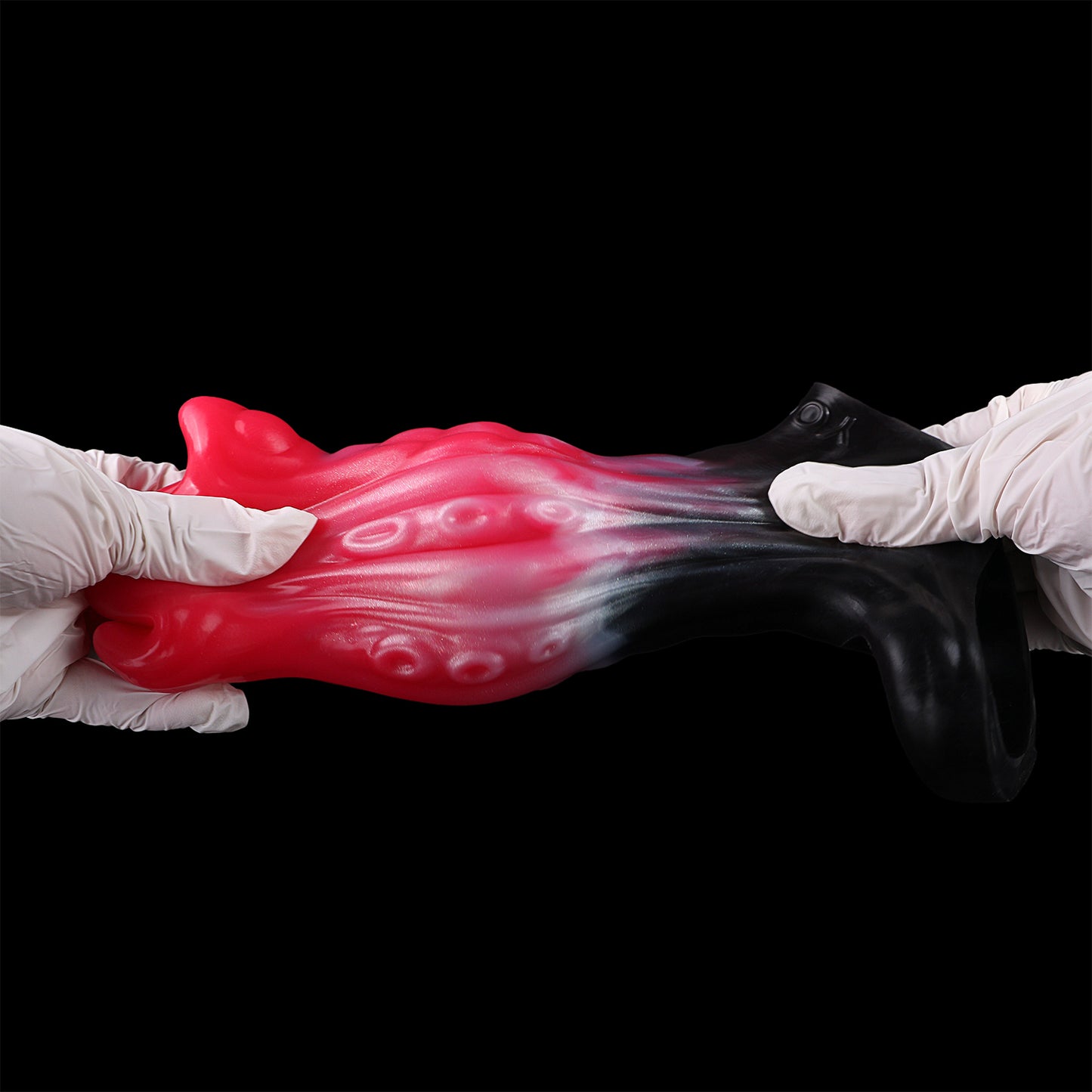 Entfesselter Flammen-Penis Sleeve aus Silikon – Cock Sleeve Extender mit Tentakel-Textur für intensive sensorische Eskalation