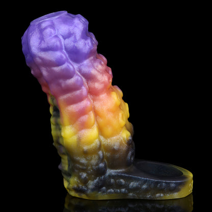 Psychedelic Oktopus Penihülle – Universelle Passform mit offener Spitze & Saugnapf-Relief