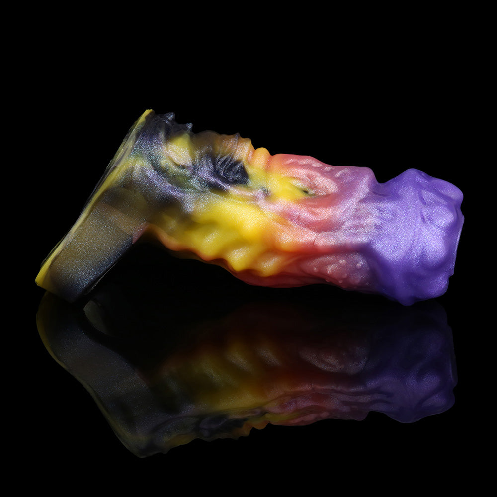 Biomorph Alien Penis Sleeve – Cosmic Glow Edition mit offener Eichel-Zone