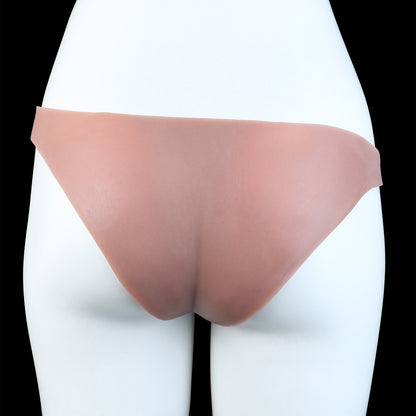 Strap-On Dildo mit Slip-Design – Realistischer Penis, Venenrelief & Platin-Silikon für Frauen, Paare & ED-Nutzer
