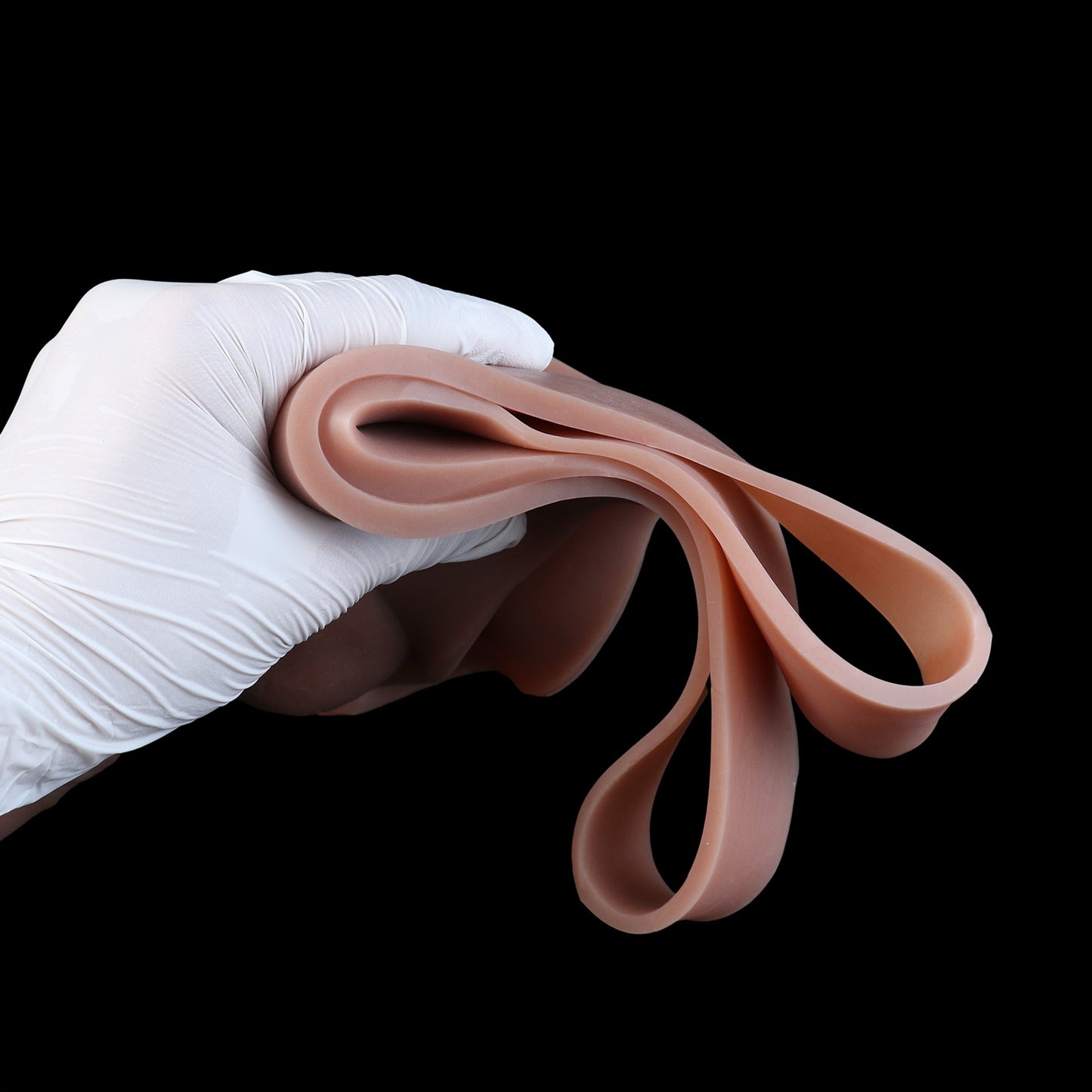 Hautfarbener Strap-On Dildo Slip mit Adern-Relief – Realistischer Umschnallpenis aus Platin-Silikon für Paare, Lesbensex & ED-Hilfe