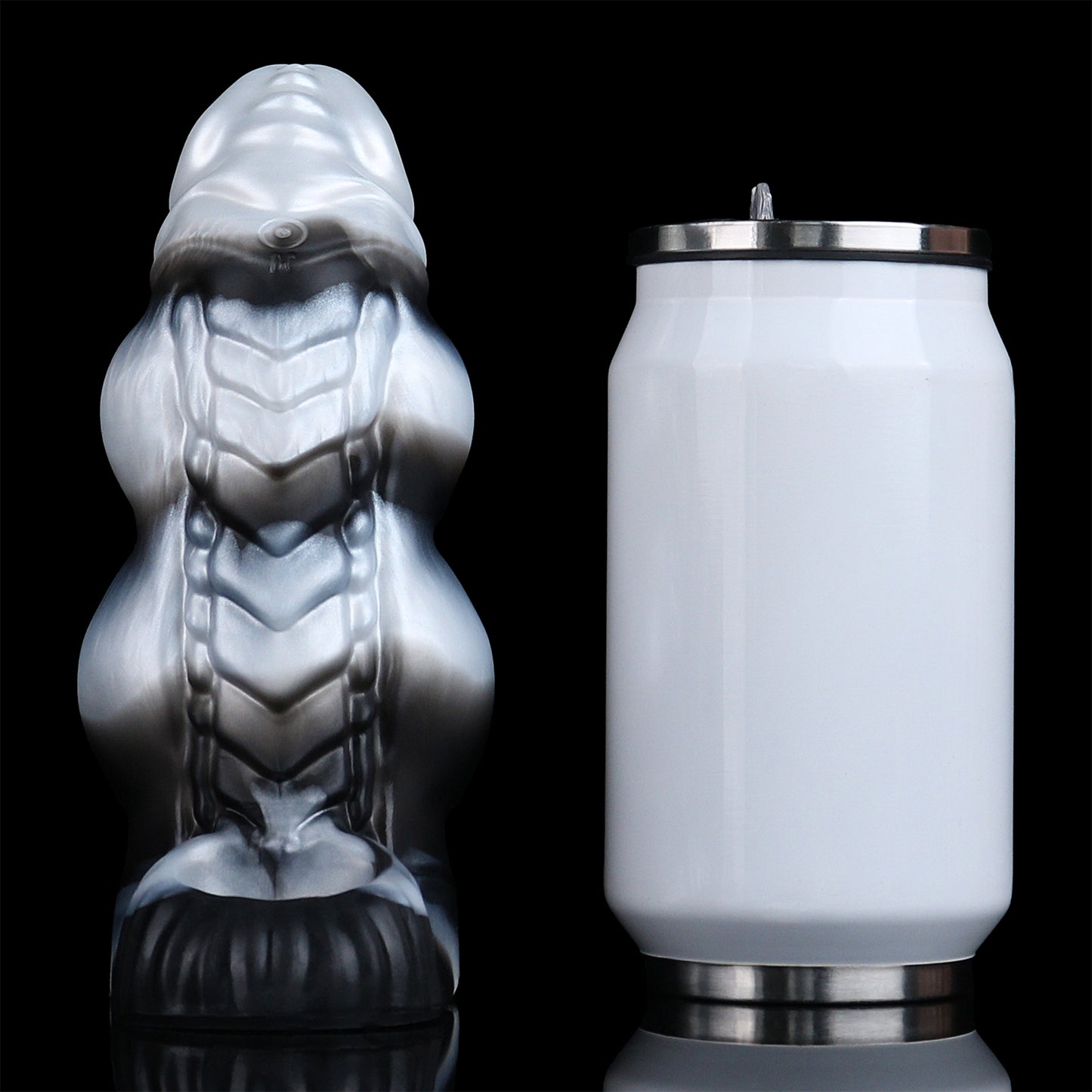 Mythic Dragon Penishülle – Dreistufiger Silikon Penis Extender mit Funk-Fernbedienung & Hoden-Lock