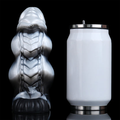 Mythic Dragon Penishülle – Dreistufiger Silikon Penis Extender mit Funk-Fernbedienung & Hoden-Lock