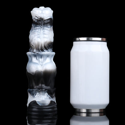 Penishtuelle Beast Eisweiß – Penis Extender, 10 Vibrationsmodi & Katzendämon-Fernbedienung