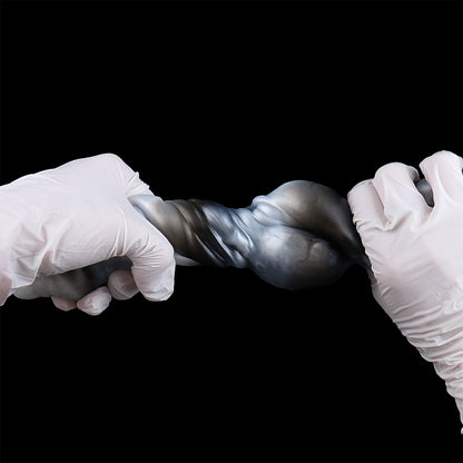 Dragon Penis Sleeve Mondweiß – Schuppenpanzer, 10 Vibrationsmodi & Fernbedienung