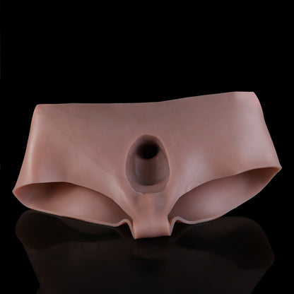 Strap-On Dildo aus Platin-Silikon – Realistische Penisform mit Harness für komfortables Tragen