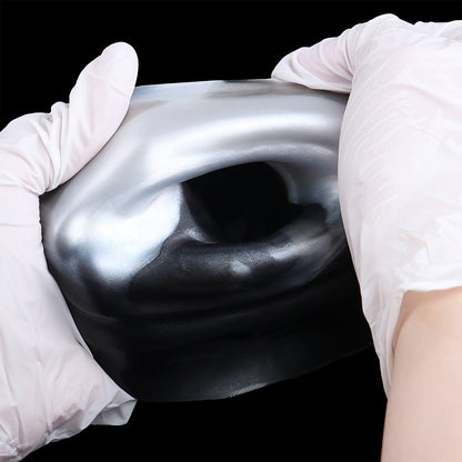 Alpha Wolf Penis Sleeve in Dark-Marble Optik: Vibrierende Verlängerungshülle mit Spikes & Delay-Ring