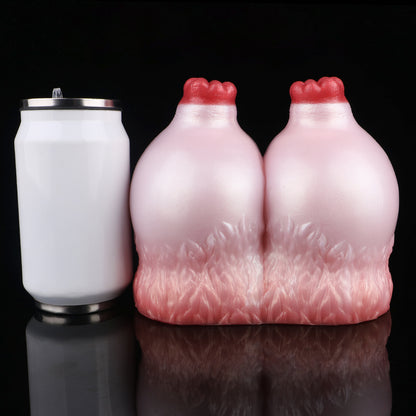 Fantasie Sexpuppen Torso – Perlrosa Riesenbrüste Masturbator aus Platin-Silikon