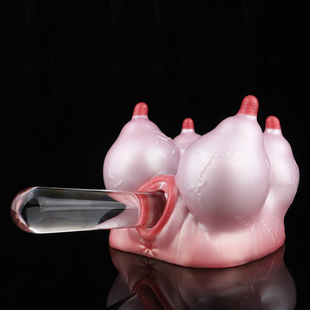 Sexpuppen Tier-Brust – Vier Brüste, Vaginakanal & Platin-Silikon