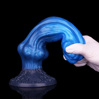 Unique Fantasy Dildo - Blue Ocean Dragon | Silicone Sex Toy