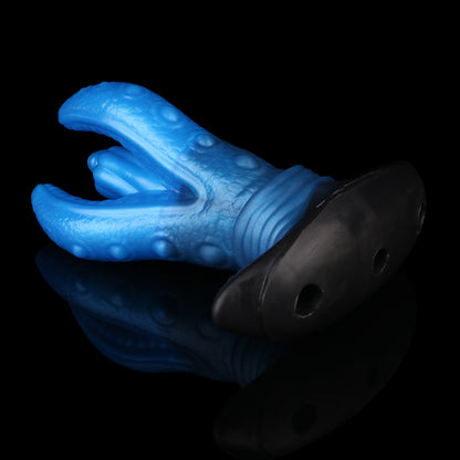 Trident Fantasy Dildo – Alien Strap-On Harness Set mit Fox Tail | SilikonLust