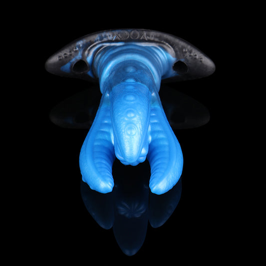 Trident Fantasy Dildo – Alien Strap-On Harness Set mit Fox Tail | SilikonLust