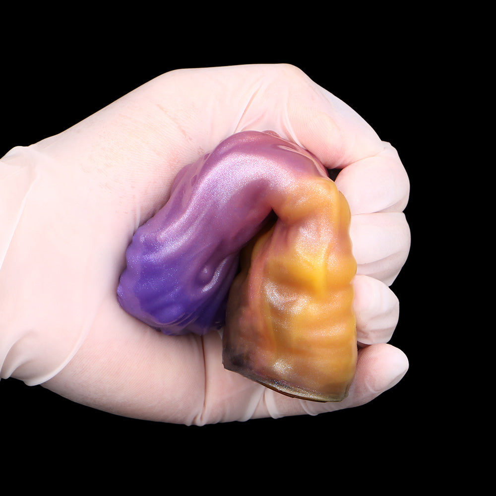 Eldritch Abyss Penis Sleeve – Biomorphes Alien-Design mit Delay-Hodenriemen & offener Spitze