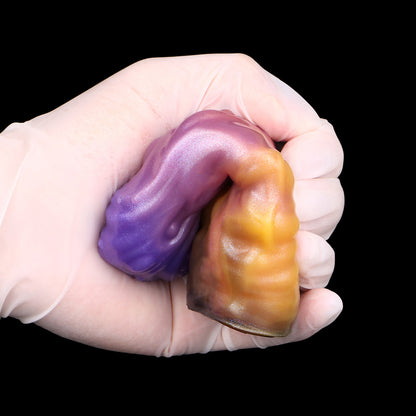 Eldritch Abyss Penis Sleeve – Biomorphes Alien-Design mit Delay-Hodenriemen & offener Spitze