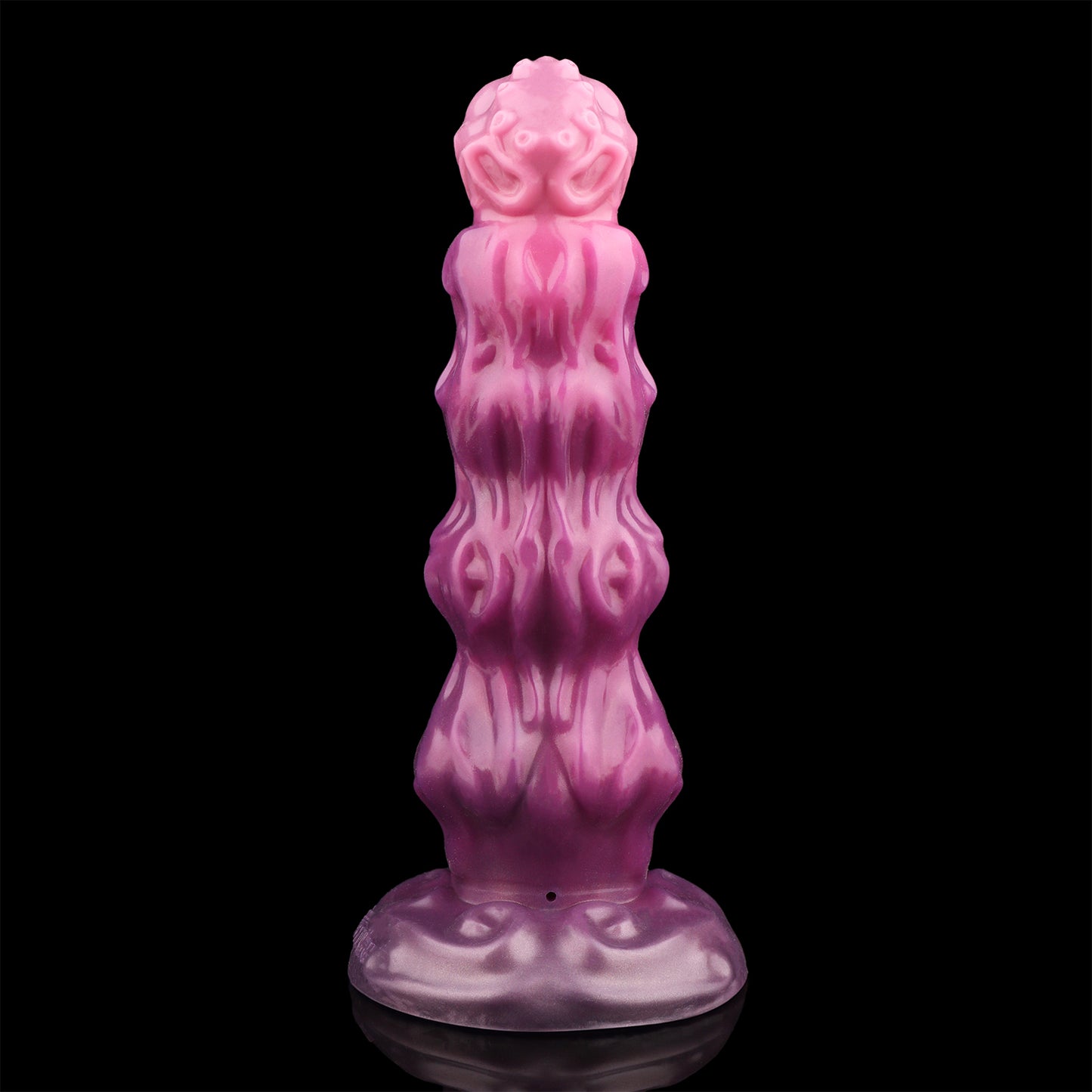 FANTASY DILDO [Alien Edition] - Aufblasbar -Platin-Silikon - Schwarze Pumpe