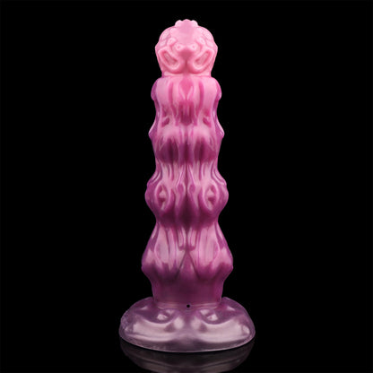 FANTASY DILDO [Alien Edition] - Aufblasbar -Platin-Silikon - Schwarze Pumpe