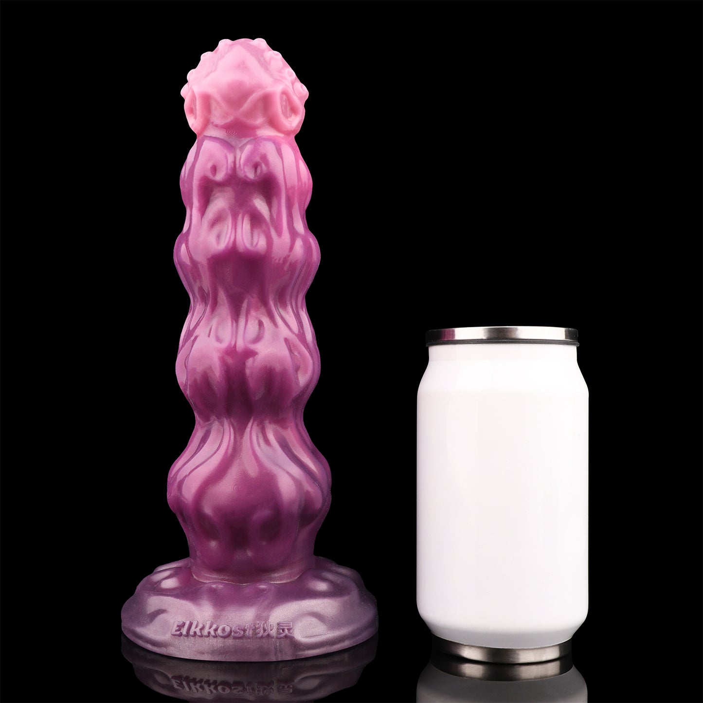 FANTASY DILDO [Alien Edition] - Aufblasbar -Platin-Silikon - Schwarze Pumpe