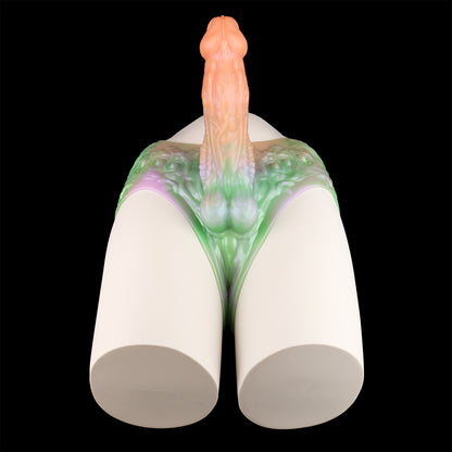 Fantasy Alien Penis Sleeve Wearable - Muscle Fiber Wave & Ultra-Elastic Base | SilikonLust