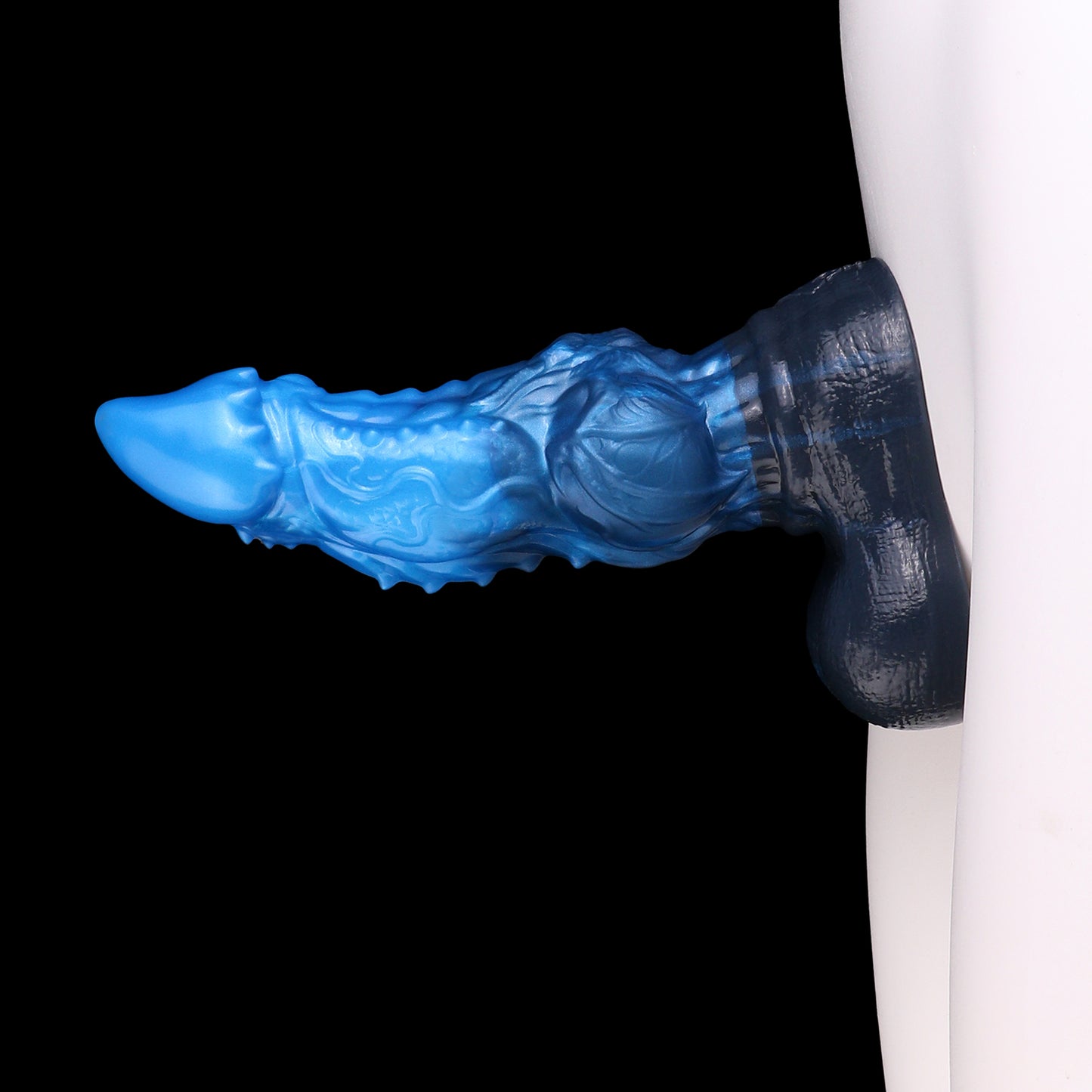 Alien Fantasy Dildo – Blue Tentacle Curved Deep Sea Creature | SilikonLust