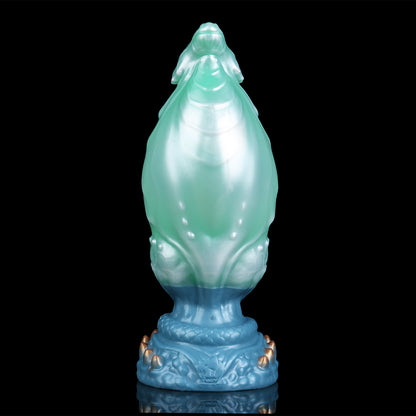 Mystical Ocean Dragon Dildo: Inflatable Fantasy Experience with Suction Cup & Color Gradient