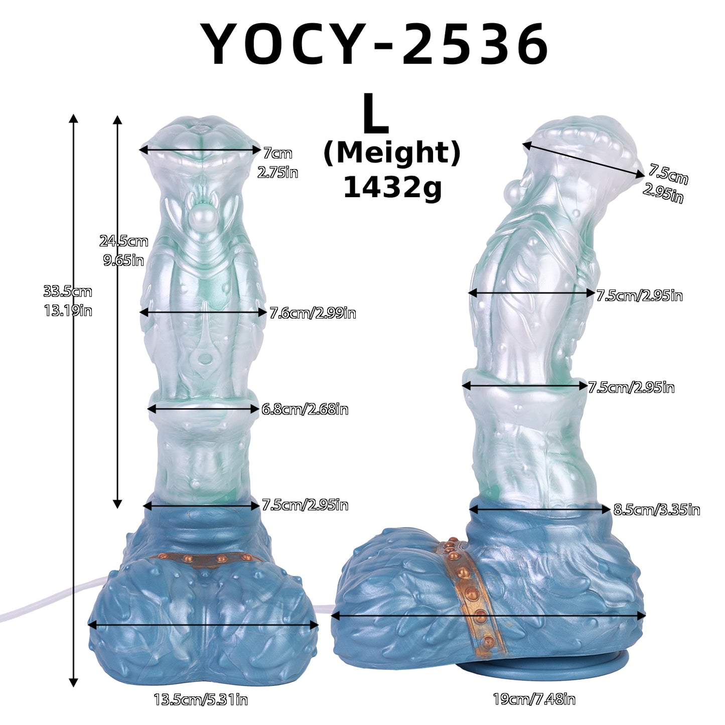 Frosty Stallion: Der ultimative Fantasy Squirting Dildo für feuchte Abenteuer