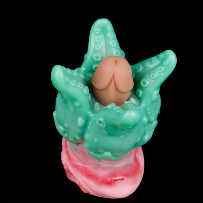 Mystische 2-in-1 Pocket Pussy & Butt Plug mit Pflanzen-Tentakel Design – Tragbarer Silikon Körpergurt für besondere Erlebnisse