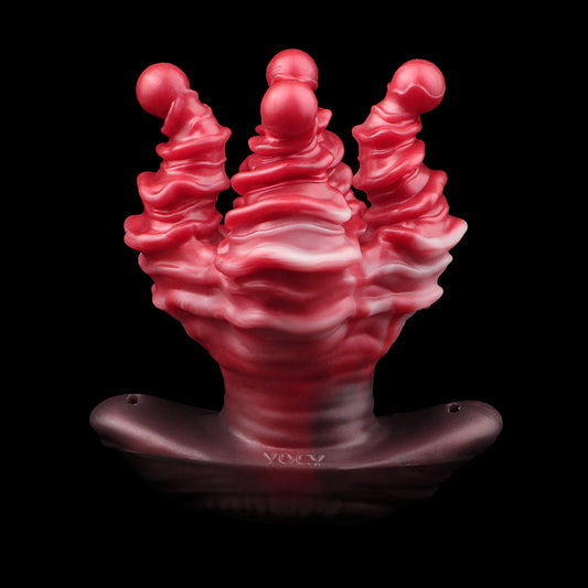 Oktopus-Tentakel Analplug mit Innenkanal – Harness-kompatibles Unisex Fantasy Toy