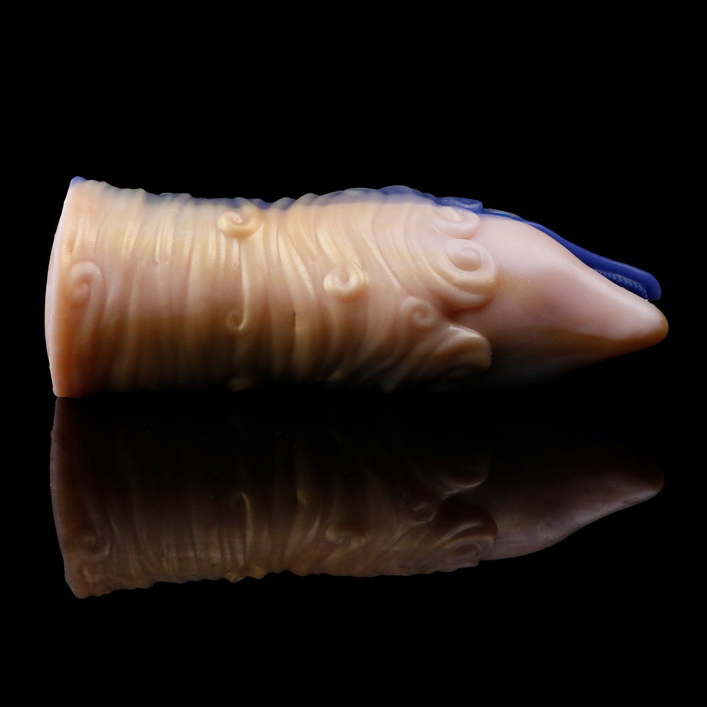 Deep Ocean Dolphin Masturbator – Pearl-Blue & Apricot Tenga Alternative for Orgasms