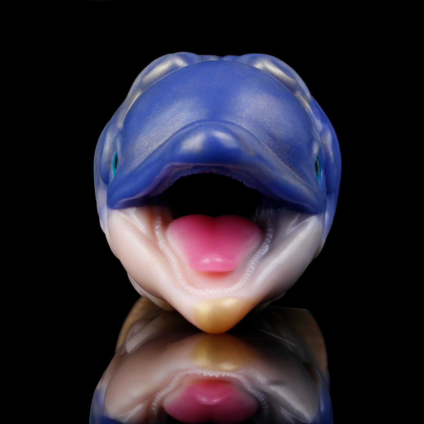 Deep Ocean Dolphin Masturbator – Pearl-Blue & Apricot Tenga Alternative for Orgasms